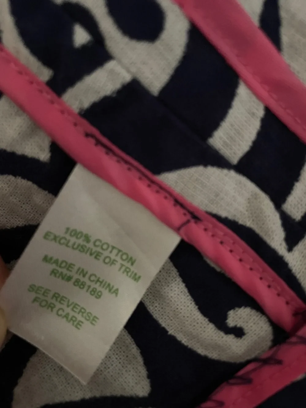 Lilly Pulitzer Dandy coat navy/white XS lightweight like new - Picture 9 of 12